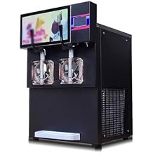 Ice Machine Multifunctional Double Cylinder Ice Cream Machine, Snow Mud Machine, Summer Cooling Snacks, Cold Drinks, Milk, Tea, Coffee Frozen Yogurt Machine