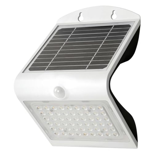 Applique LED solaire blanche 4W avec capteur pour en finir avec le noir complet