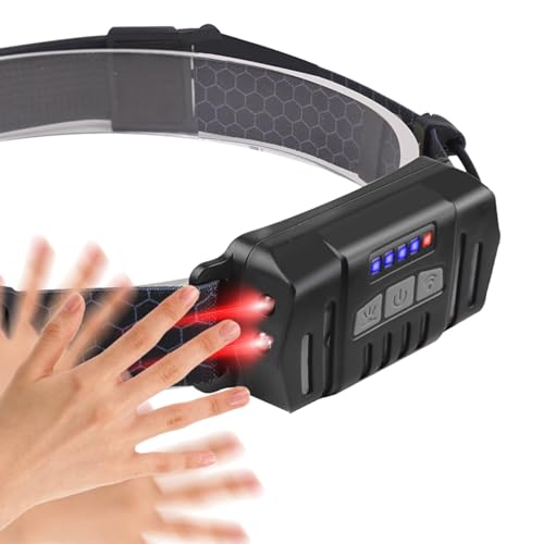 Lampe frontale casque de sécurité étanche rechargeable - 2