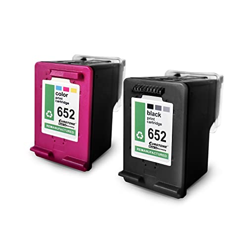 Cartouches HP 652 DeskJet Ink Advantage 3790 résout texte flou lot 2