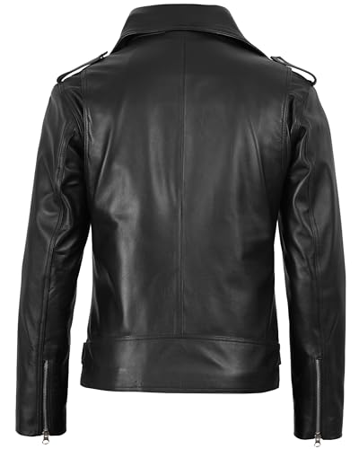 Image of Blingsoul Leather Jacket Men, Black and Brown Leather Jackets For Men