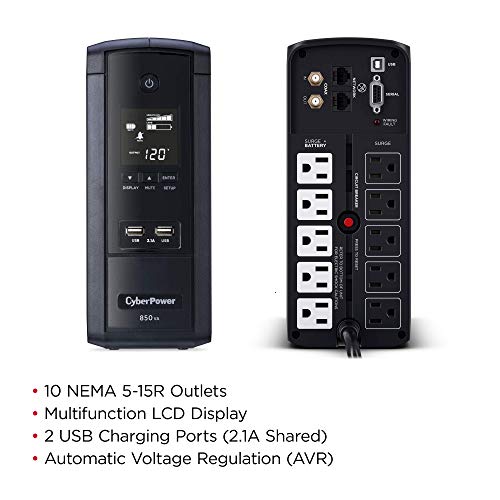 Build My PC, PC Builder, CyberPower BRG850AVRLCD