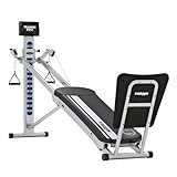 Total Gym Full Body Workout Machine, FIT Home Exercise Equipment with 12 Resistance Levels - Adjustable and Portable Fitness System for Weight and Muscle Training