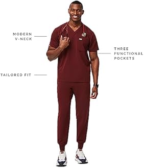 FIGS mens Leon Medical Scrubs Shirt
