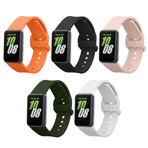 kwmobile 5X Sportarmband kompatibel mit Samsung Galaxy Fit 3 Armband - Gro&szlig;es Set Smartwatch Armband