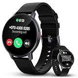 Reloj Inteligente Hombre con Llamadas y Whatsapp, 1,3” Táctil Smartwatch Mujer IP67 Pulsera Actividad con 123 Deportivo/Asistente...