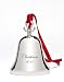 2014 Christmas Jingle Bell Ornament ~ Nickel Plated