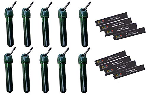 geo-versand 10 x Petling mit Halterung Geocaching Versteck Set Paket Logbuch Geocache Micro