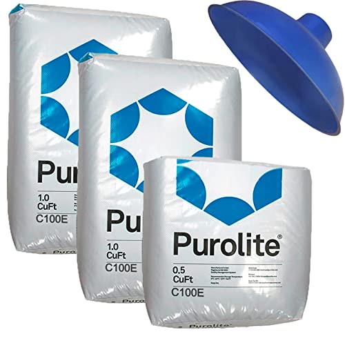 Kit de Recarga Purolite C100E Ablandador de Agua 2.5 cu ft miniatura 1