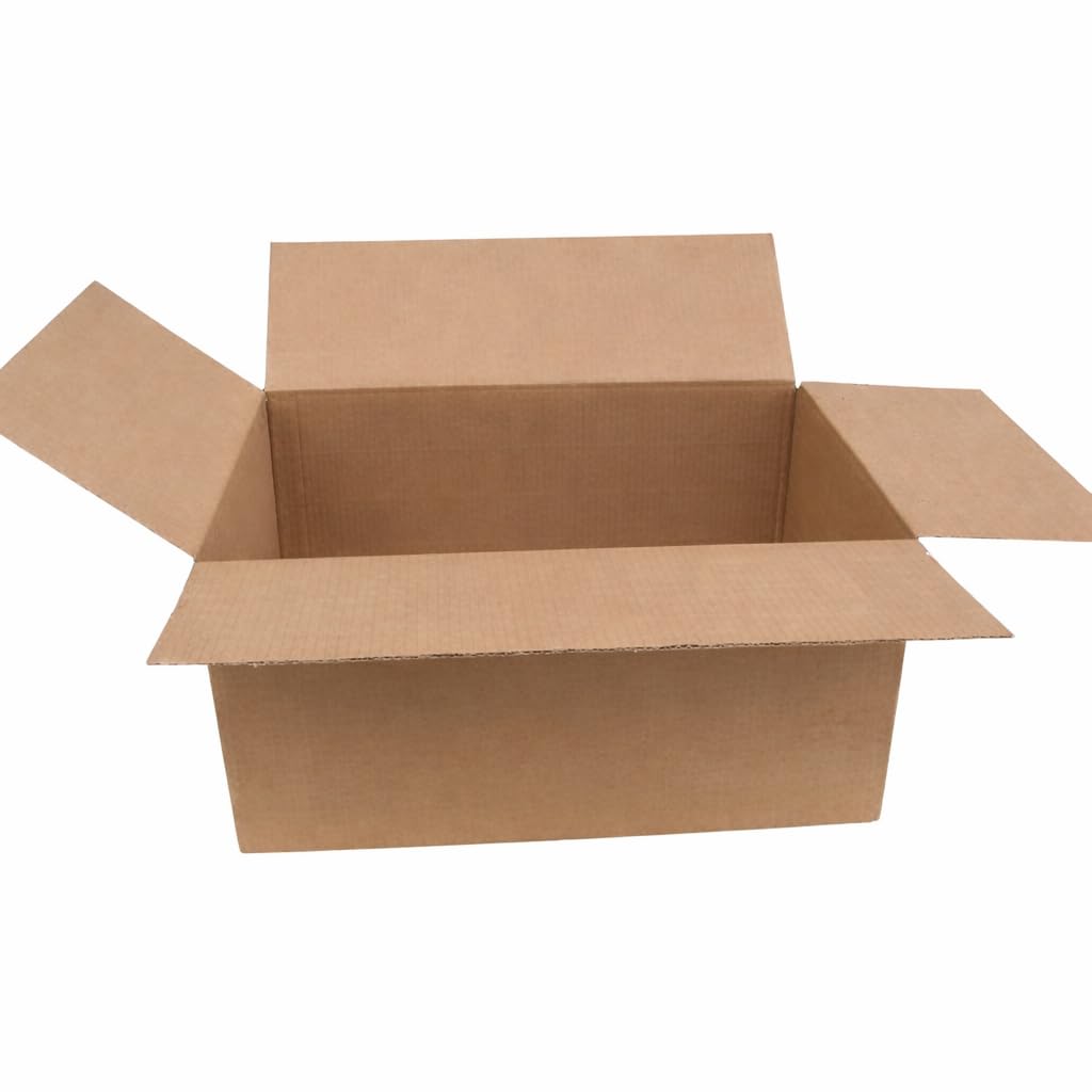 610 x 410 x 290mm | 24'' x 16'' x 11'' Double Wall Cardboard Box for Shipping & Storage | Strong 3ply Postage suitable for Moving - Single Box