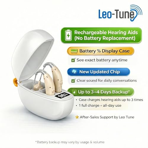 Image of 311 PRO Hearing Aid Machine for Old Age (2 Units) | Noise Cancellation | Ear Machine | Charging Case | Volume Control | Easy to Use | Top Brand | Trusted by 5000+ Users | With Warranty