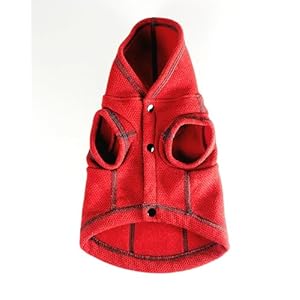 Louie-de-Coton-Made-in-USA-Calming-Polartec-Thermal-Pro-Fleece-Jackets-for-Small-Dogs-Recycled-Stretchy-Quick-Dry-Snaps-for-Easy-On-and-Off-Leash-Hole-and-D-Ring-Thick-Coat-with-Hood-Medium-Red - Cucciolini Doodles   Louie-de-Coton-Made-in-USA-Calming-Polartec-Thermal-Pro-Fleece-Jackets-for-Small-Dogs-Recycled-Stretchy-Quick-Dry-Snaps-for-Easy-On-and-Off-Leash-Hole-and-D-Ring-Thick-Coat-with-Hood-Medium-Red