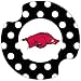 Thirstystone University of Arkansas Dots Car Cup Holder Coaster, 2-Pack
