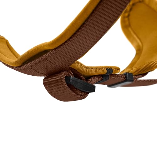 Hundegeschirr Hunter Neopren in Braun/Caramel, Größe M/1
