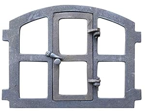 Aubaho Antik-Stil Schiebefenster Eisen 48x41cm