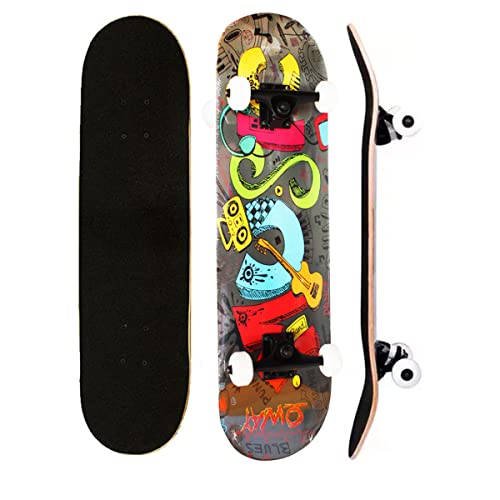 Skate Semi Profissional Montado Completo Modelos 7.5 Musica