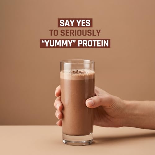 Image of Naturaltein YES Protein 1kg | Fermented Yeast Vegan Protein Powder | Chocolate Flavour | 25g Protein & 5.08g BCAA Per Serving | No Added Sugar | Naturally Sweetened | Digestive Enzymes | Heavy Metal Tested | 28 Servings