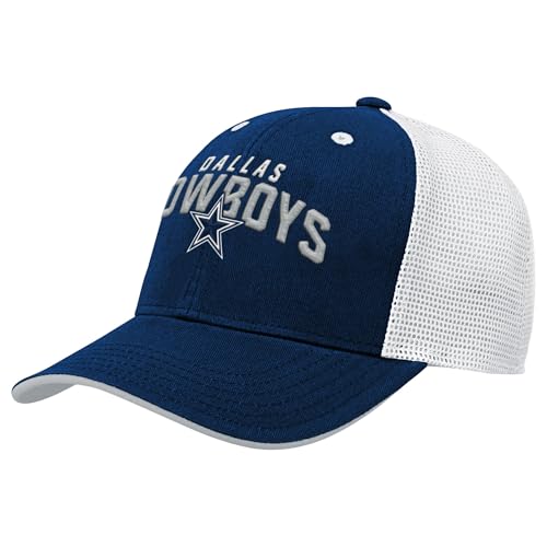 Preschool Navy/White Dallas Cowboys Core Lockup Trucker Adjustable Hat