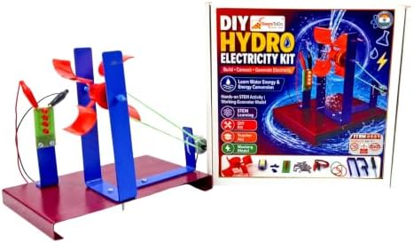 Hydroelectricity STEM Kit with Turbine, Motor and LED Board