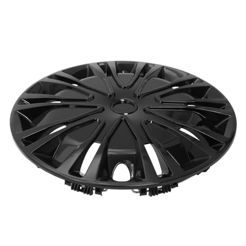 Cache-moyeux 15 pouces noir en PP FOMIYES pour protection de roue de voiture