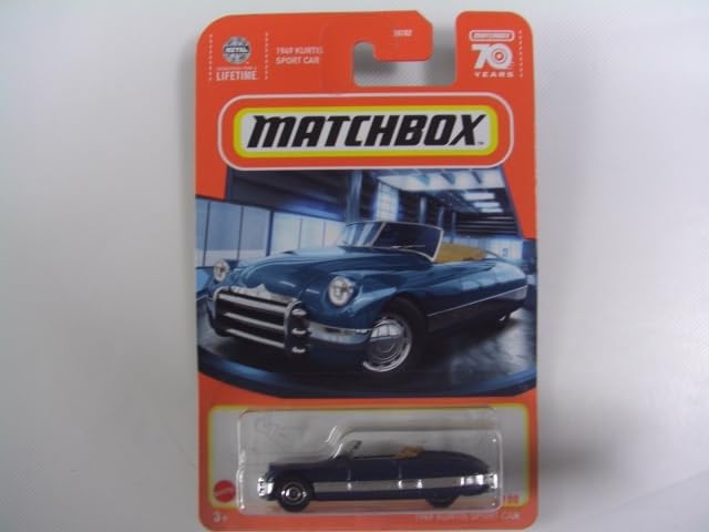 Amazon.co.jp: マッチボックス 1949 KURTIS SPORT CAR 紺 : おもちゃ