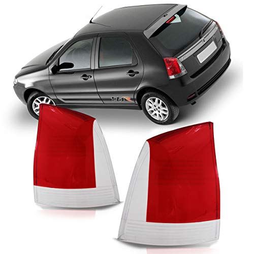 Lente Lanterna Traseira Palio G3 2004 A 2016 Bicolor Direito