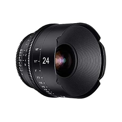 Rokinon Xeen XN24-C 24mm T1.5 Professional CINE Lens for Canon EF,Black