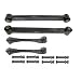 Ford Expedition Lincoln Navigator Upper and Lower Rear Trailing Control Arms Pair - Left and Right Kit With Hardware (Tubular Steel with Polyurethane Bushings) | F58Z-5500-AA | F85Z-5A649-AA | F85Z 5A649-BA