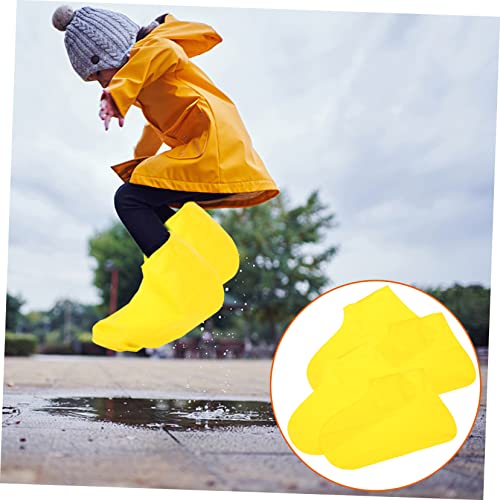 2 Pares de Cubiertas de Botas Antideslizantes para Lluvia Protectores para Calzado para Ciclismo para Deportes al Aire Libre Cubiertas Resistentes para Zapatos para Clima Lluvioso miniatura 3