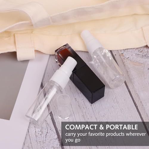 Luxiremi 4 Pcs 20ml Nachfüllbare Sprühflaschen Wiederverwendbare Reise Feine Nebel Sprühflaschen für Haar, Reinigung, Aromatherapie und ätherisches Öl