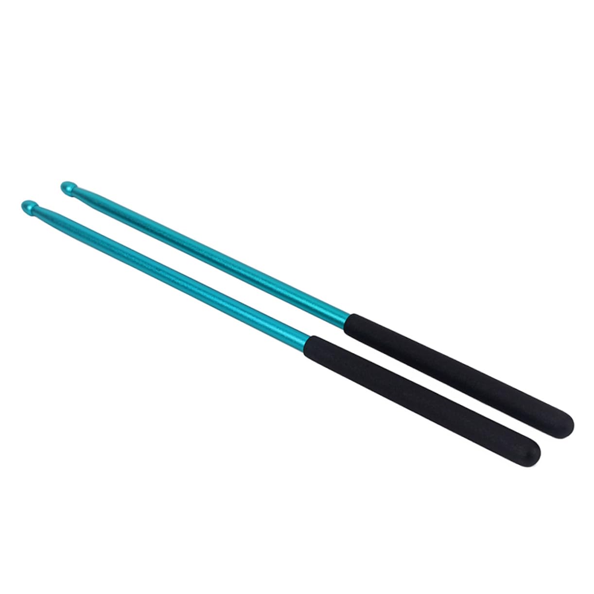 VICASKY 2 Pares baqueta de de aluminio silenciadores de baquetas palos de instrumentos de percusión baquetas de jazz baquetas tambor Práctica de pad de tambor baqueta antioxidante
