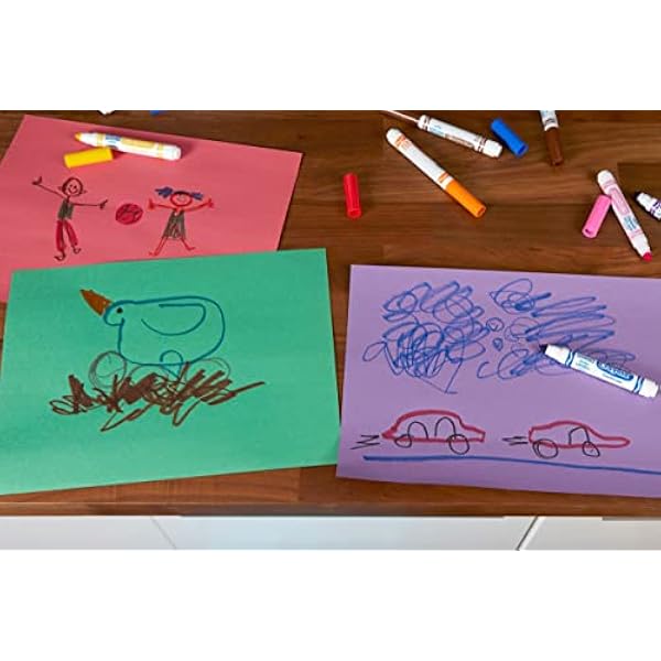 Crayola Ultra Clean Washable Markers Bulk, 12 Packs, 10 Assorted Colors