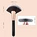 Docolor Fan Brush Finishing Powder Brush Multi-use Brush For Face and body Professional Highlighting Blush powder Bronzer Cheekbones Make Up Brushes Perfect For Spray Tan Powder Synthetic Hair Soft