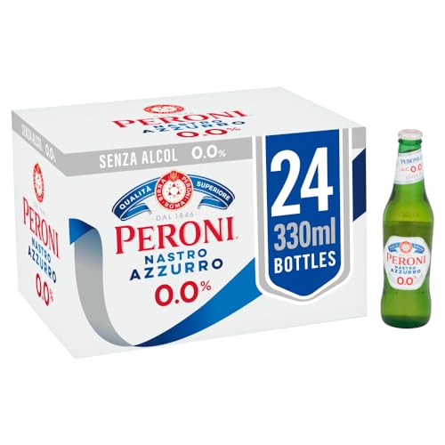 Peroni Nastro Azzurro, 0,0% ABV, 24 x 33 cl