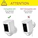 Fintie Silicone Case for Ring Spotlight Cam, Soft Silicone Weather Resistant Protective Skin Cover for Ring Spotlight Battery HD Security Camera, White