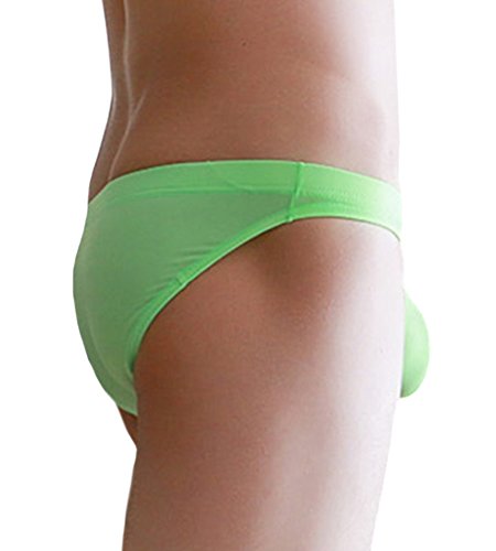 Men's Breathable Seamless Low Rise Pouch Bikini Briefs Sexy Underwear2