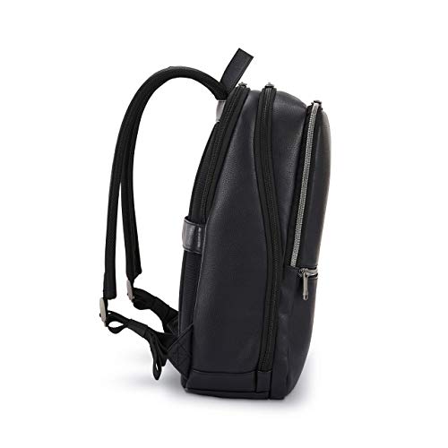 Samsonite Classic Leather Slim Backpack (14.1"), Model Number - 126036-1041, Black by Samsonite - Image 3
