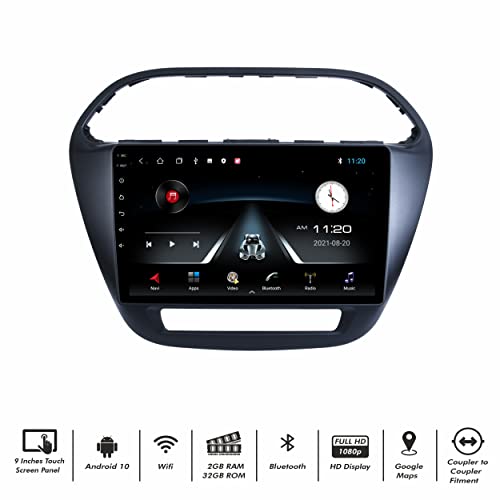 Image of 9 inch Android Car Stereo for Tata Tiago | 2GB RAM 32GB ROM | Full HD Display | WiFi GPS Bluetooth | Steering Wheel Control | Mirror Link | Coupler Fit | HD Reverse Camera | 1-Year Warranty
