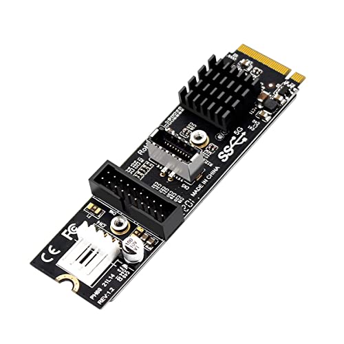 Conector Cablecc USB 3.1 Tipo E para actualización de almacenamiento NVME NGFF en PC 7