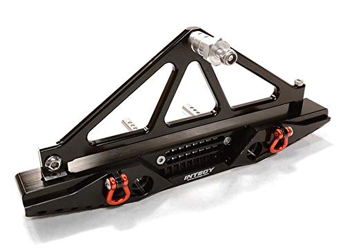 Integy RC Upgrades for Axial, Billet Machined Realistic Rear Bumper for Axial SCX-10 Crawler w/ 43mm Mount