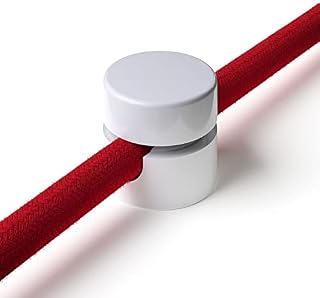 Lightstock 4251610428784 3 Two-Piece Monkey Swing for Textile Cables, White, 3X Stück