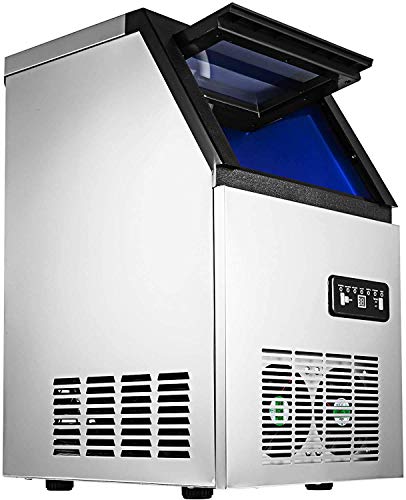 50KG Kommerzielle Eismaschine 110LB Maker Maschine 110LBS Ice Cube Maker Maschine Digital Control Refrigeration für Bar… – Bild 3