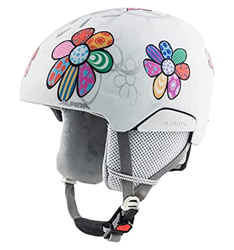 Casco de esquí ALPINA PIZI para niños diseño Patchwork-Flower ajustable 51-55 cm 5