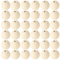 1000 Palline Di Legno Con Foro 6mm - Perline Per Lavoretti E DIY - Foto 8