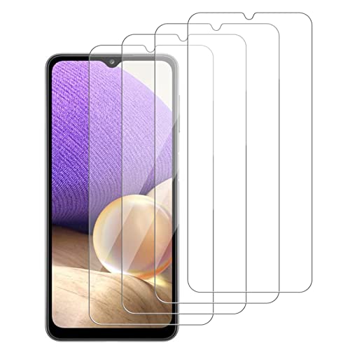 4 Pack Glass Screen Protector Compatible for Samsung Galaxy A32 5G [Not for A32 4G][9H Hardness]-HD Screen Tempered Glass,[Case Friendly] SM-A326 A326U A326U1 A326T A326W