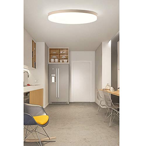 Plafonnier LED moderne flush mount avec éclairage acrylique trois couleurs - 2