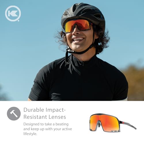 Knockaround Campeones Wraparound Sunglasses for Men and Women - Performance Lenses with Full UV400 Protection4