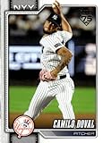 2026 Topps Series 1 Baseball 75 Camilo Doval New York Yankees Official MLB Trading Card (Stock Photo Shown, Near Mint to Mint Condition)
