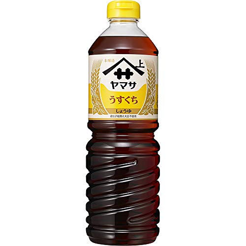 Yamasa Usukuchi Shoyu - Light Color Japanese Soy Sauce, 1 Liter/34 Ounce, Imported from Japan 
