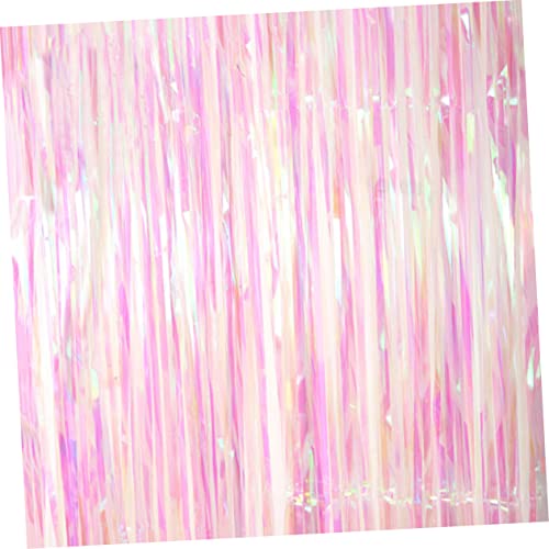 Hemobllo 2 Unidades Cortina De Ouropel Cortinas De Casamento Cortinas Metálicas Pano De Fundo De Fra